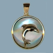 Dolphin on Sea Opal