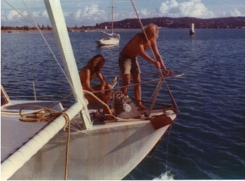 Bernard and Warren aboard the Beta