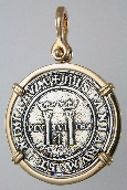 18340-Obverse;1 1/8 inch Replica Treasure Coin ("Golden Fleece" Wreck, circa 1550)