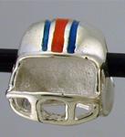 13212-Enameled Football Helmet Bead