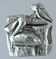 13891-Resting Pelican Bead