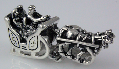 13917-Sleigh and Horses Bead