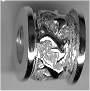 16913-Dolphin Rondelle Special Spacer Bead