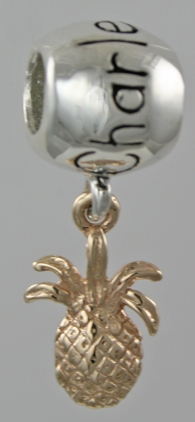 19221-Charleston Bead withh Pineapple Dangle