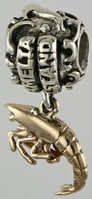 19228 - Amelia Island Bead with Shrimp