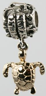 19229 - Amelia Island Bead, Sea Turtle Dangle