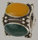 16951-Jamaica Enameled Square Bead