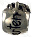 16936-Engraved St. Maarten with Turtle Bead