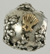 13611A-Reef Bead with 14K Shells
