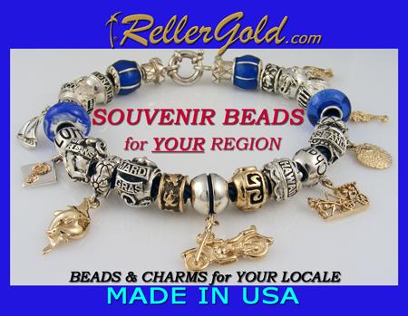 Souvenir beads for YOUR Region, Locale, Event . . .