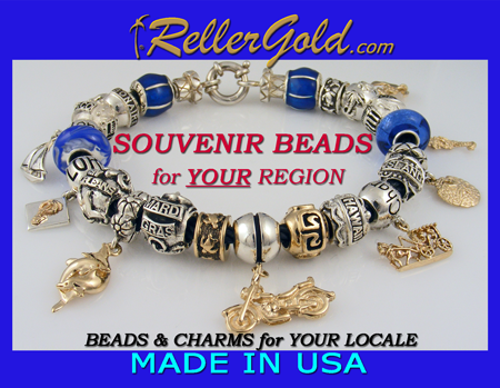 Souvenir beads for YOUR Region, Locale, Event . . .