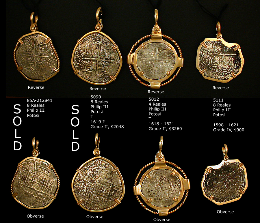 Authentic Atocha Treasure Coins