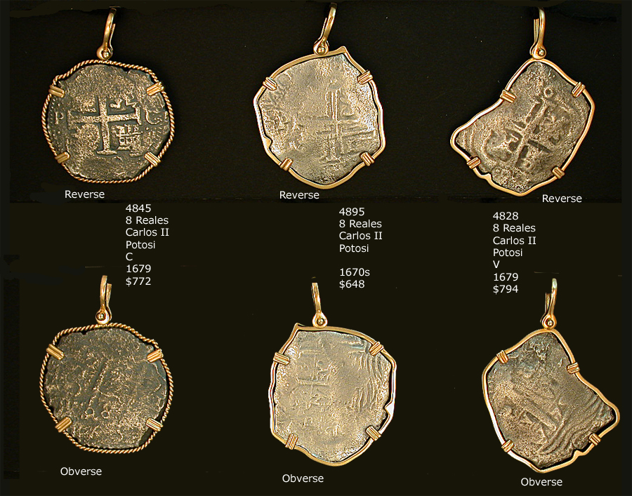 Santa Maria de la Consolacin, 1681 - Authentic Consolacin Treasure Coins-Eight Reales