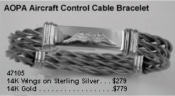 AOPA Cable Bracelet